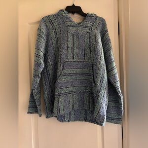 Iguana Jack Rug Hoodie Size Large